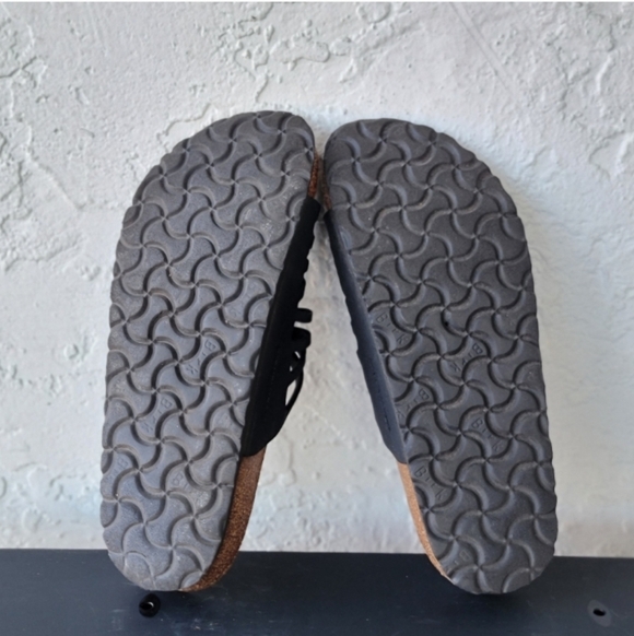 Birkenstock Granada Sandals EU 37 US 6.5 7 Leather | Solid Earthy Color Hippie - Picture 8 of 9